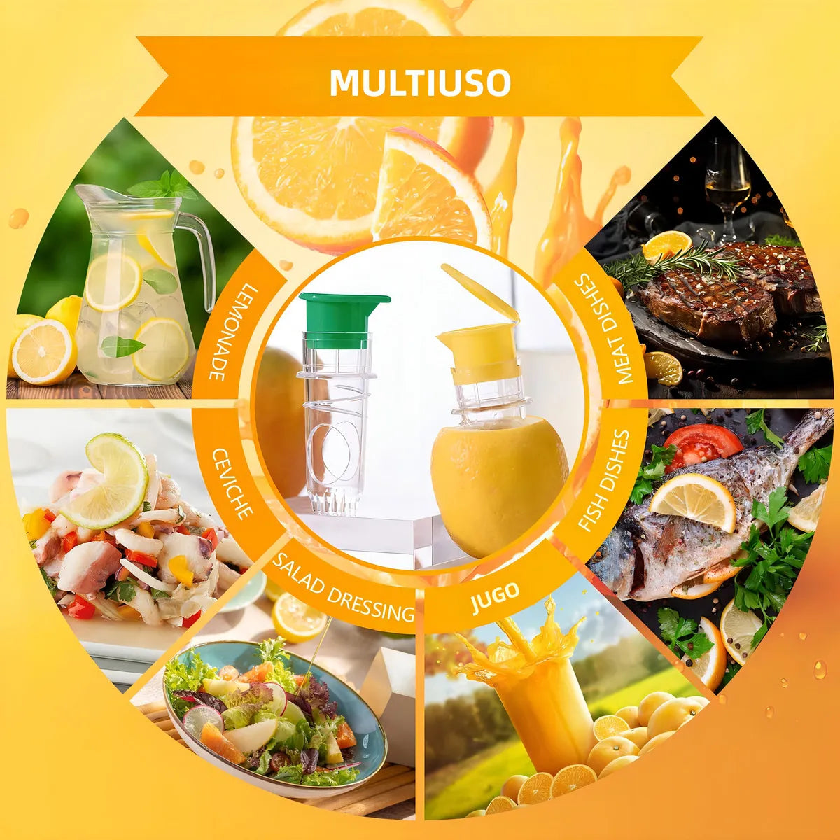 EXPRIMIDOR DISPENSADOR DE LIMON | ZUMOGOT™